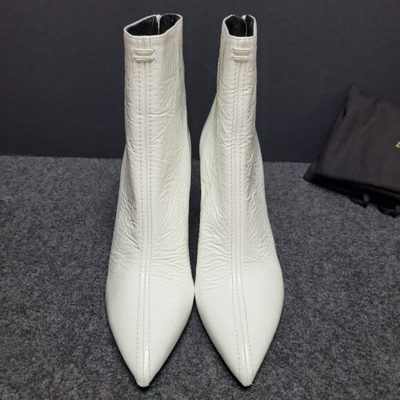 NWOB Zadig & Voltaire Women's Glimmer Block Heel Ankle Booties EU-39 US-8.5 - Picture 3 of 13